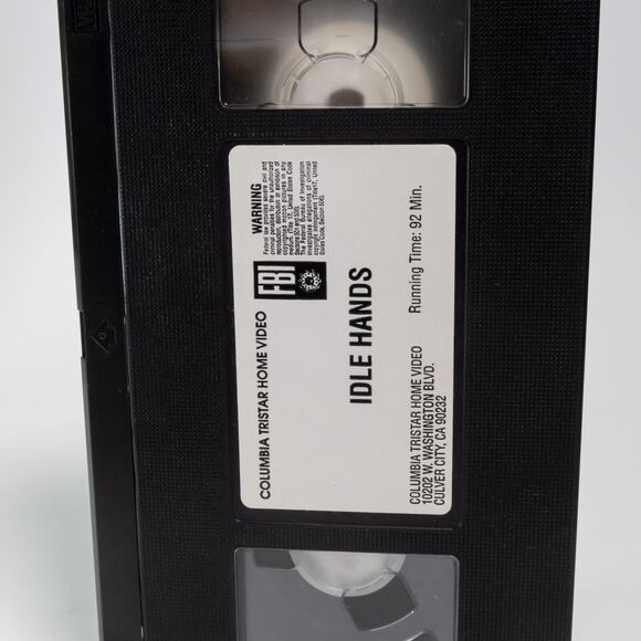 Idle Hands VHS 1999 Horror Jessica Alba Devon Sawa Promotional Copy RARE - Picture 10 of 11